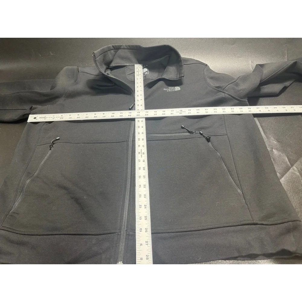 The North‎ Face Mens Full Zip Jacket Fleece Lined Black XXL